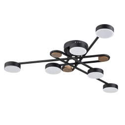 Потолочная люстра LED 3000-6400K 3000Lm Arte Lamp TAYGETA A2455PL-6BK