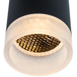 Накладной потолочный светильник Arte Lamp A5556PL-1BK OGMA под лампу 1xGU10 15W
