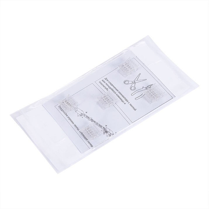 Коннектор (5 шт) токопроводящий для 12мм светодиодной RGBW ленты Arte Lamp STRIP-ACCESSORIES A32-12-RGBW