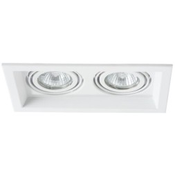 Встраиваемый светильник Arte Lamp A6661PL-2WH CANIS под лампы 2xGU10 50W