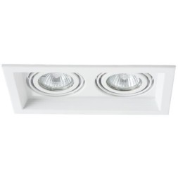 Встраиваемый светильник Arte Lamp A6661PL-2WH CANIS под лампы 2xGU10 50W