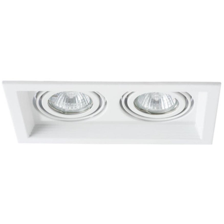 Встраиваемый светильник Arte Lamp A6661PL-2WH CANIS под лампы 2xGU10 50W
