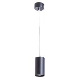 Подвесной светильник цилиндр Arte Lamp A1516SP-1BK CANOPUS под лампу 1xGU10 35W