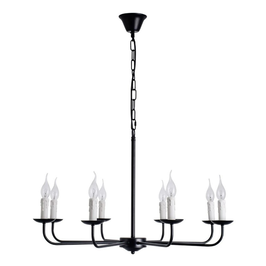 Подвесная люстра Arte Lamp GRAFF A1857LM-8BK