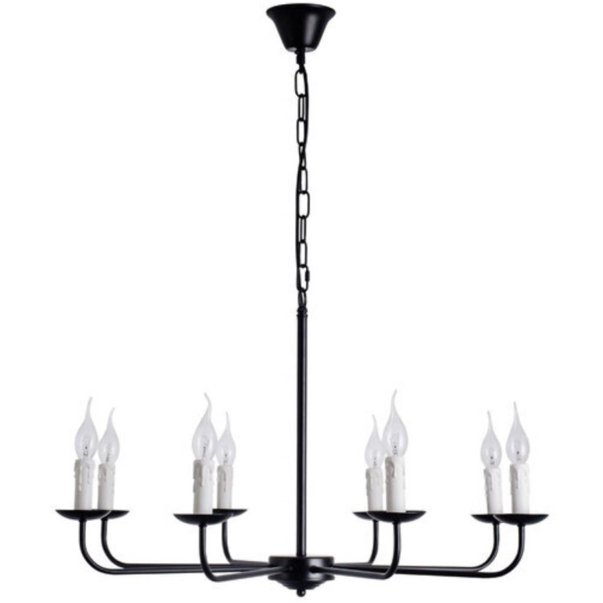Подвесная люстра Arte Lamp GRAFF A1857LM-8BK
