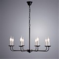 Подвесная люстра Arte Lamp GRAFF A1857LM-8BK