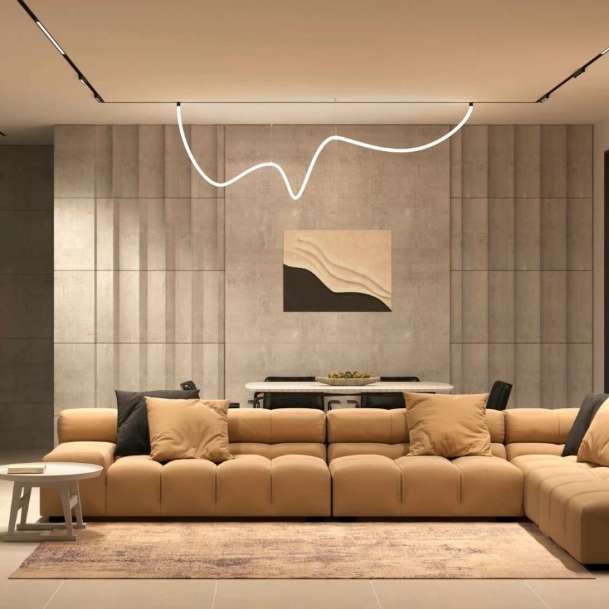 Магнитный гибкий трековый неон 5м белый металл Arte Lamp Loop A4911PL-1WH