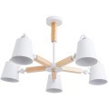 Люстра на штанге Arte Lamp A7141PL-5WH OSCAR под лампы 5xE27 40W