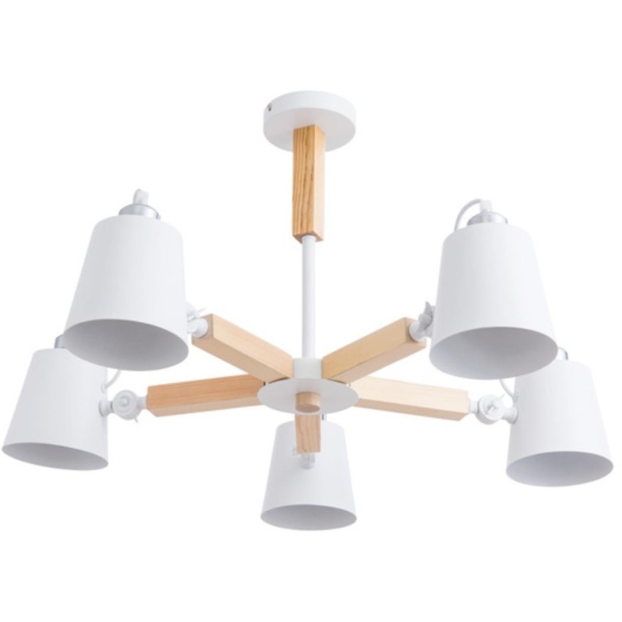 Люстра на штанге Arte Lamp A7141PL-5WH OSCAR под лампы 5xE27 40W