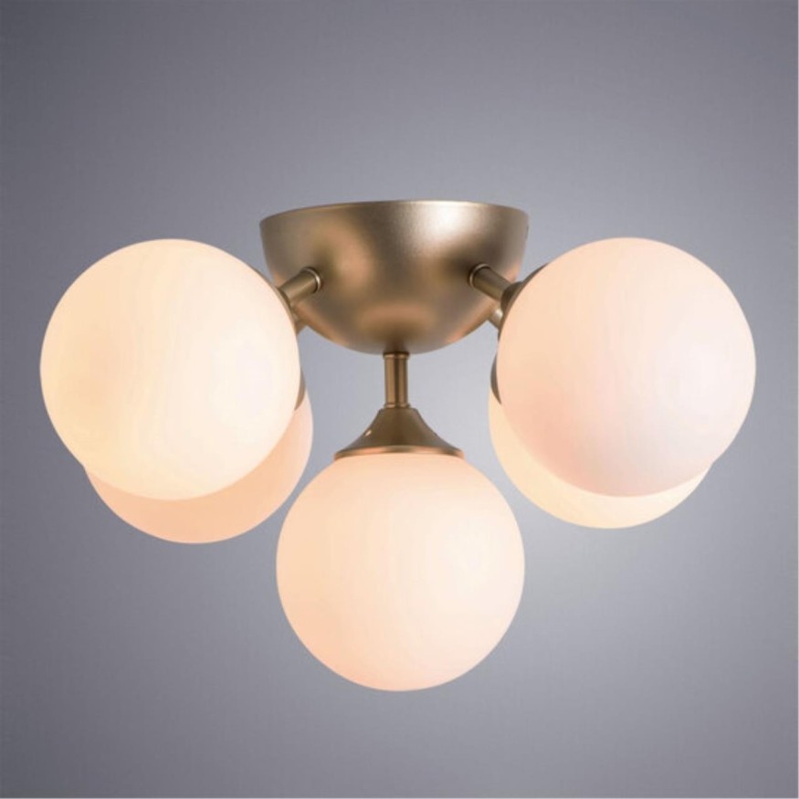 Люстра потолочная Arte Lamp A2704PL-5SG FOBOS под лампы 5xE14 60W