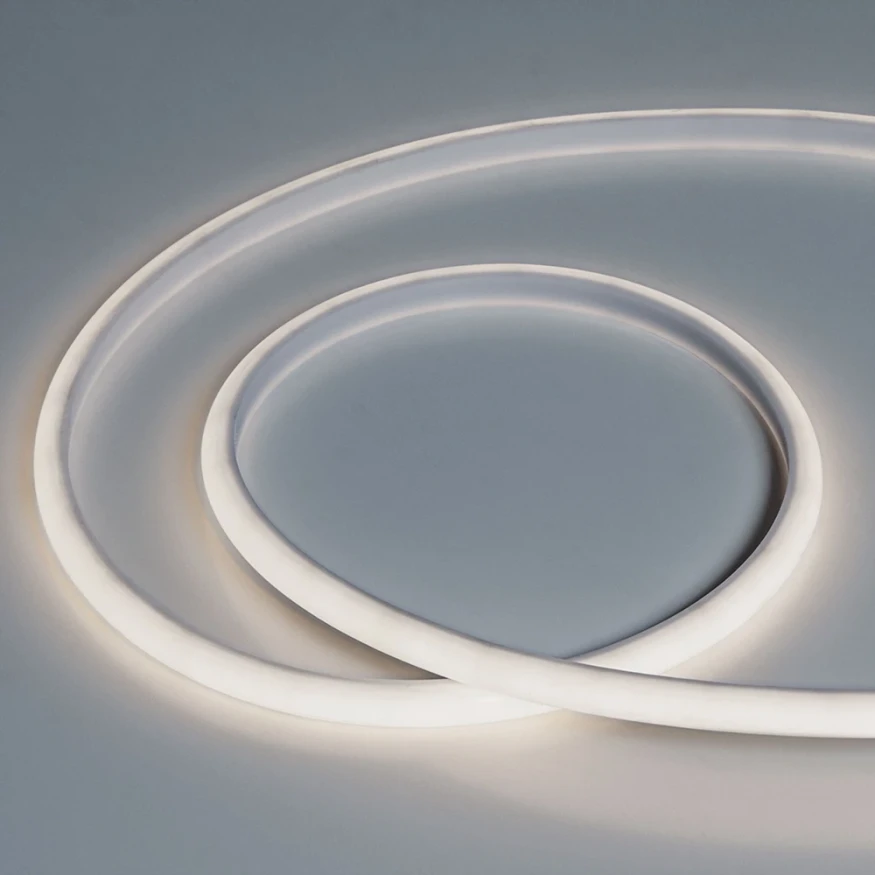 A2418013-03-6K Светодиодная лента для бани, спец. защищенности, 5м IP68 24V 14Вт/м 1000Лм/м 6000K CRI80, темп. до 100°С, Arte Lamp NEON TERMO