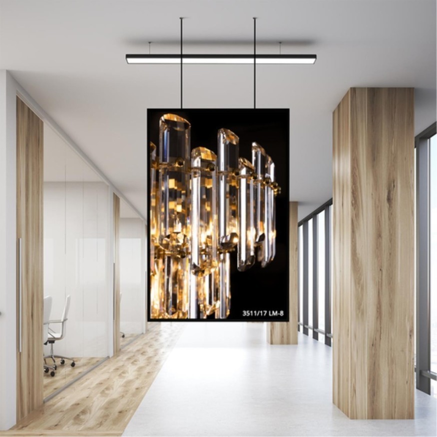 Люстра подвесная хрустальная Divinare ROSIE 3511/17 LM-8