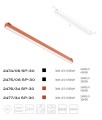 2477/34 SP-30 Трековый ременный светодиодный светильник диммируемый по TRIAC 0/1-10V Divinare Decorato CRI90+ 3000К 2400Лм 110° 30Вт