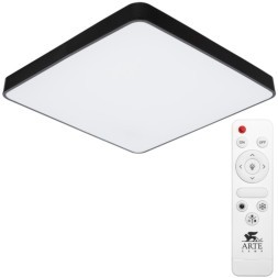 Настенно-потолочный светильник Arte Lamp A2669PL-1BK SCENA светодиодный LED 100W