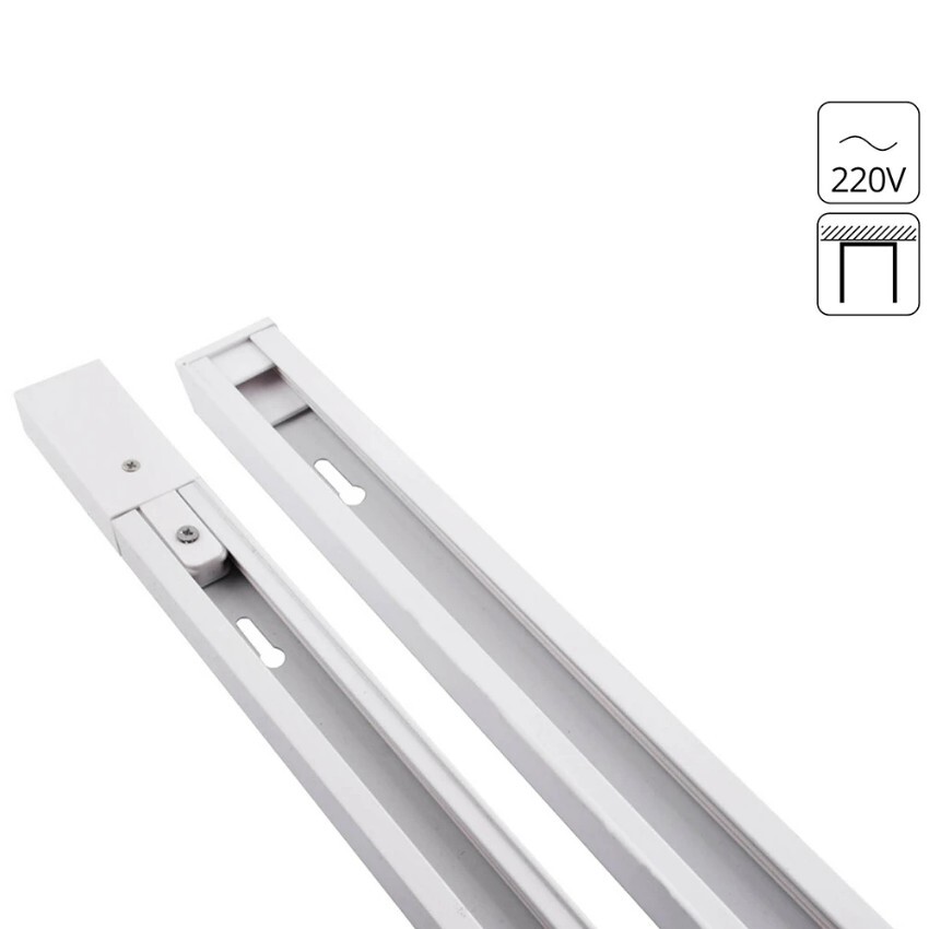 1м белый однофазный двужильный накладной шинопровод Arte Lamp A520133