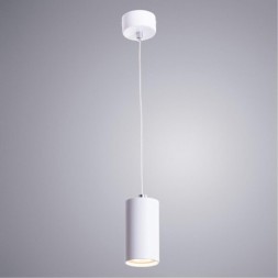 Подвесной светильник цилиндр Arte Lamp A1516SP-1WH CANOPUS под лампу 1xGU10 35W
