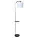 Торшер со столиком Arte Lamp A4053PN-1BK CONNOR под лампу 1xE27 60W