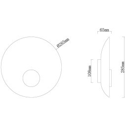 Настенный светильник Arte Lamp LUNAR A2536AP-3WH