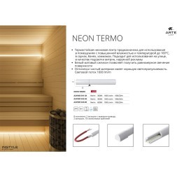 Комплект заглушек (10шт) с выводом провода для светодиодной ленты Arte Lamp NEON TERMO A2418012EW